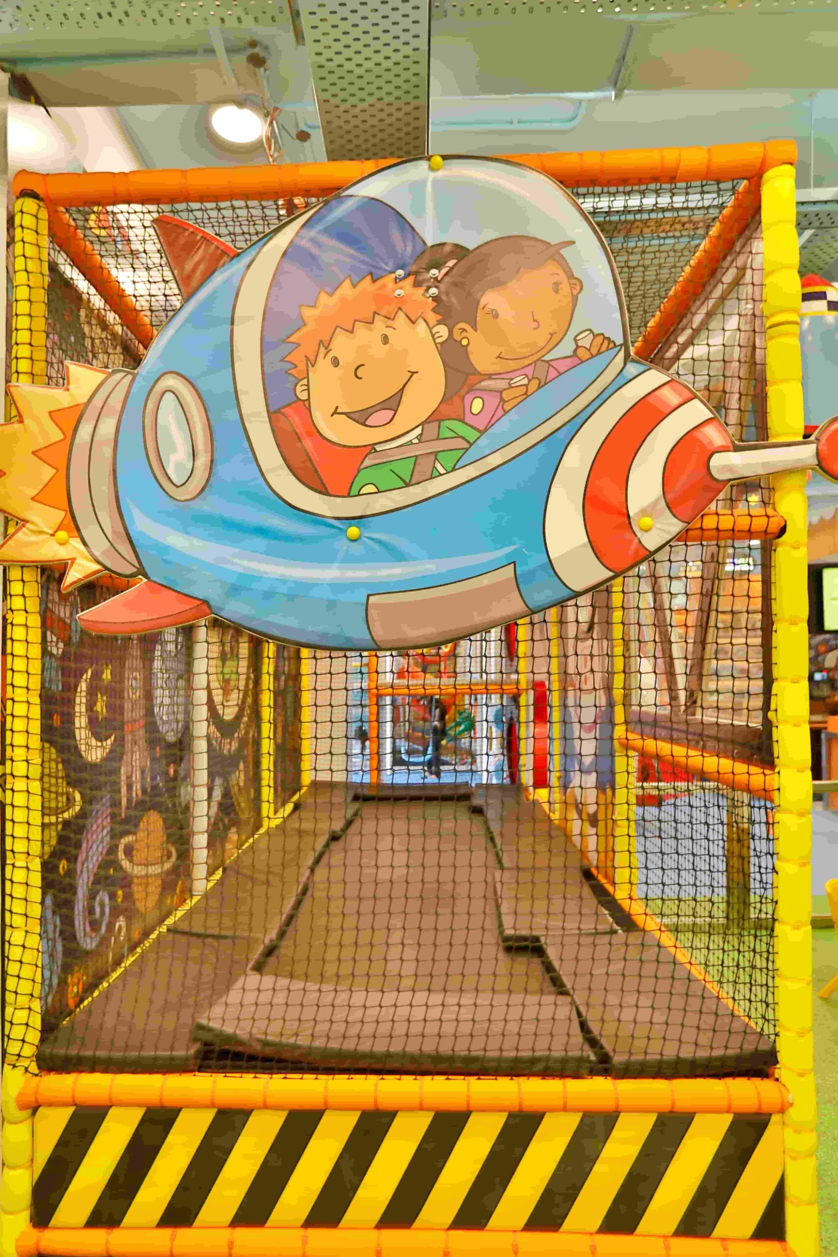 Real Tingaland trampoline lane ready for play
