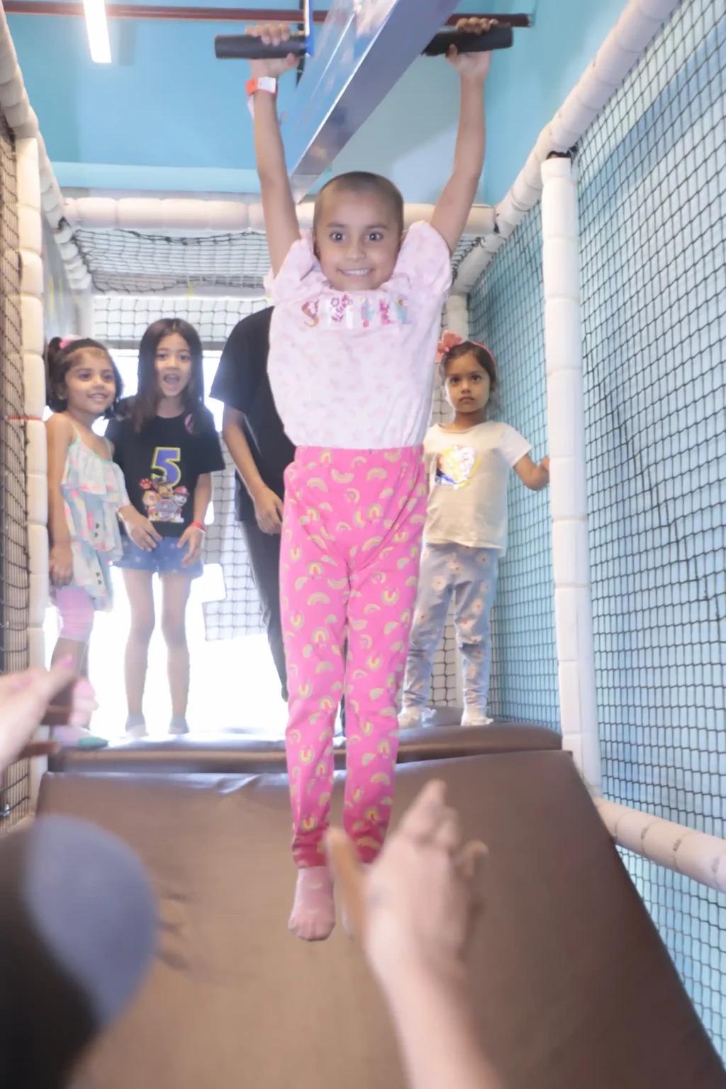 Authentic Zipline activity moment at Tingaland Noida
