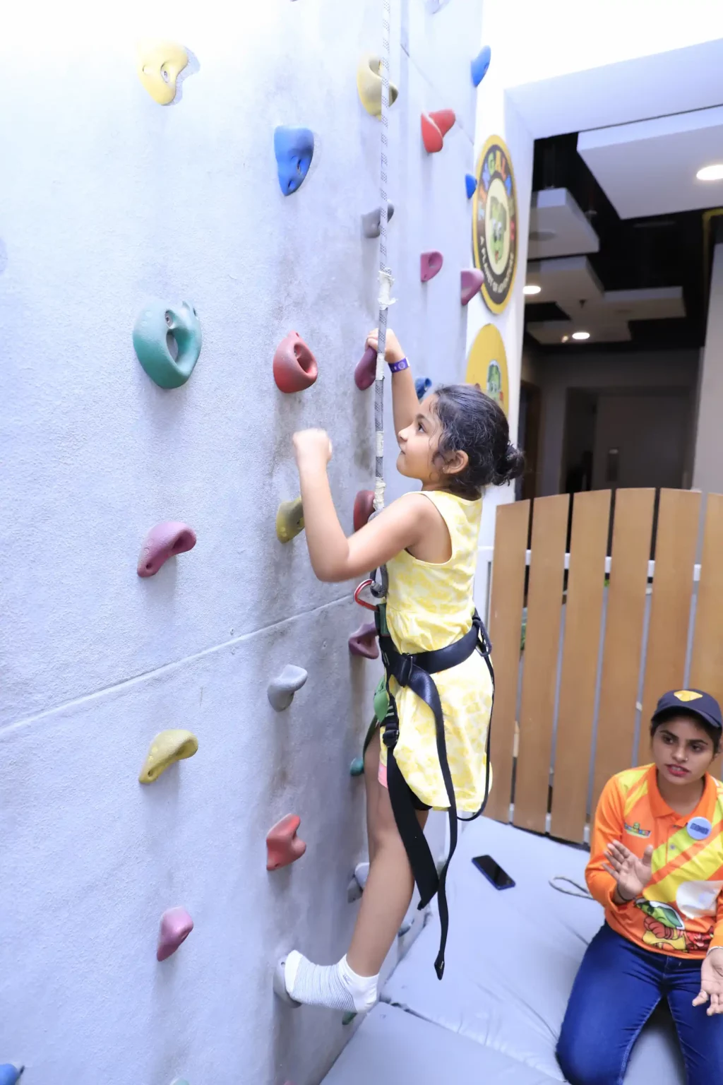 Real Tingaland Noida wall climbing moment